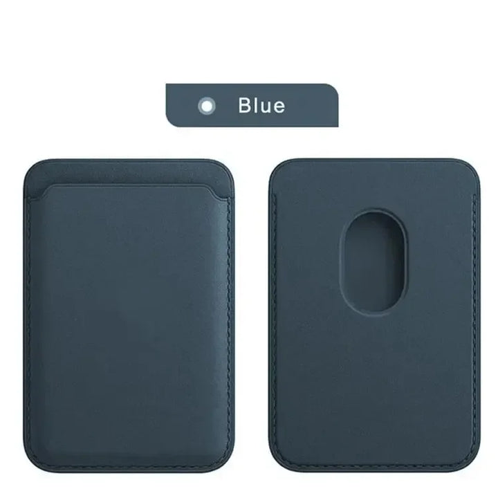 Luxury Leather Wallet Case with MagSafe