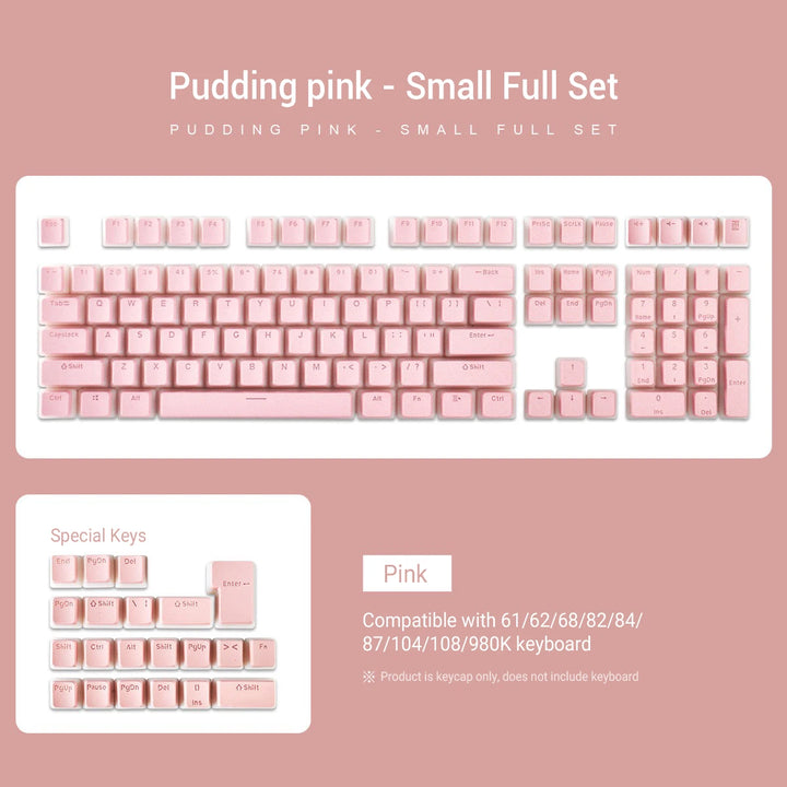 RGB Pudding Keycaps