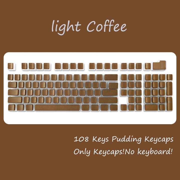RGB Pudding Keycaps