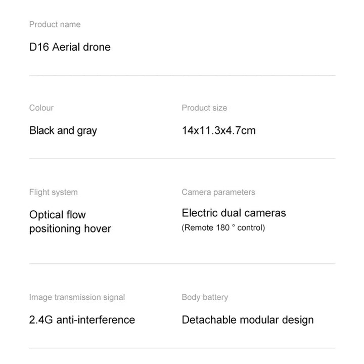 Xiaomi D16 Professional Mini Drone – 8K Camera, GPS Tracking & Brushless Motor
