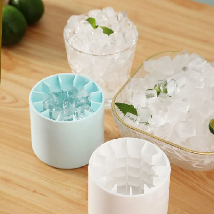 Silicone Ice Cube Mold & Bucket