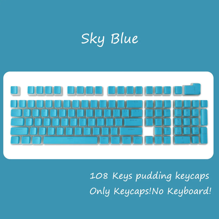 RGB Pudding Keycaps
