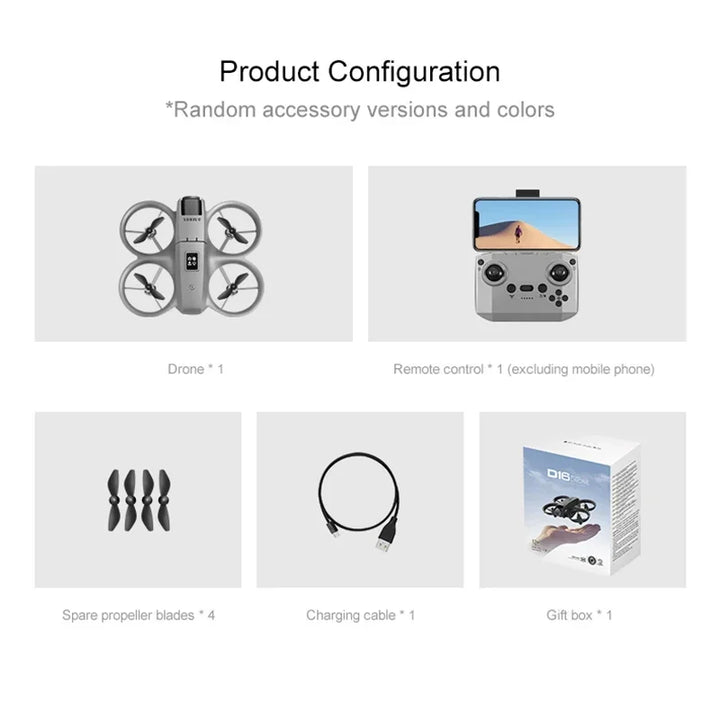 Xiaomi D16 Professional Mini Drone – 8K Camera, GPS Tracking & Brushless Motor