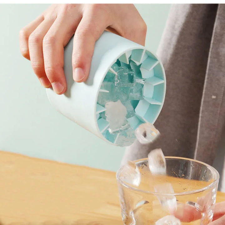 Silicone Ice Cube Mold & Bucket
