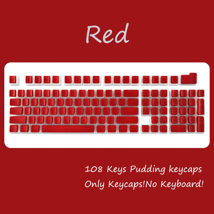 RGB Pudding Keycaps
