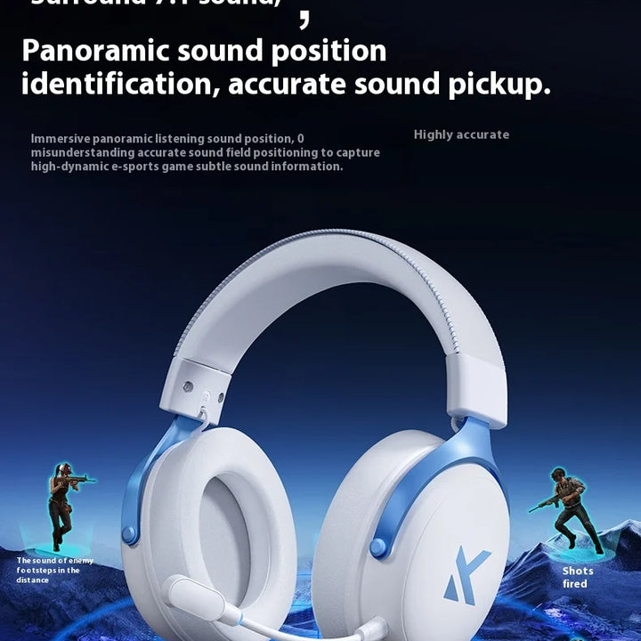 MCHOSE V9 pro Wireless Bluetooth Headset with Three Mode Microphone Noise Reduction Dynamic Sound Low Delay Office And Gaming