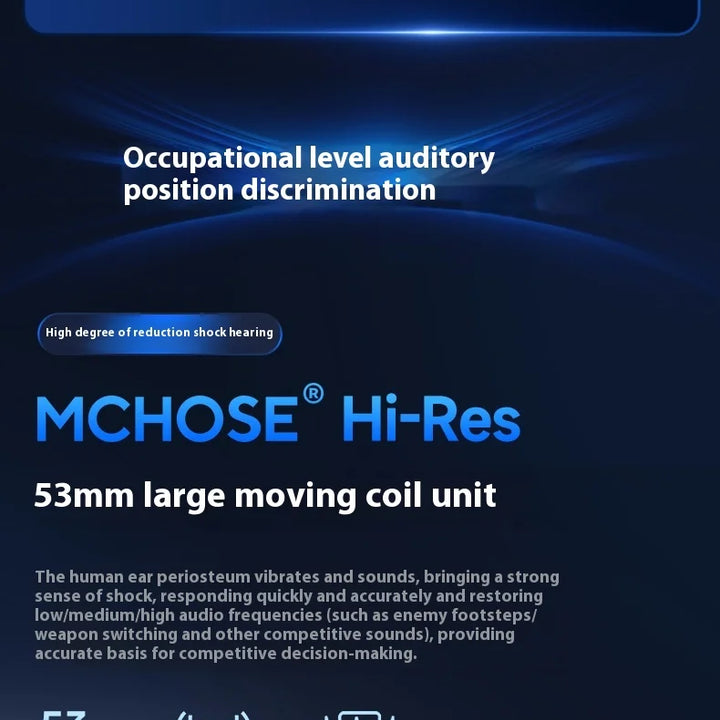 MCHOSE V9 pro Wireless Bluetooth Headset with Three Mode Microphone Noise Reduction Dynamic Sound Low Delay Office And Gaming