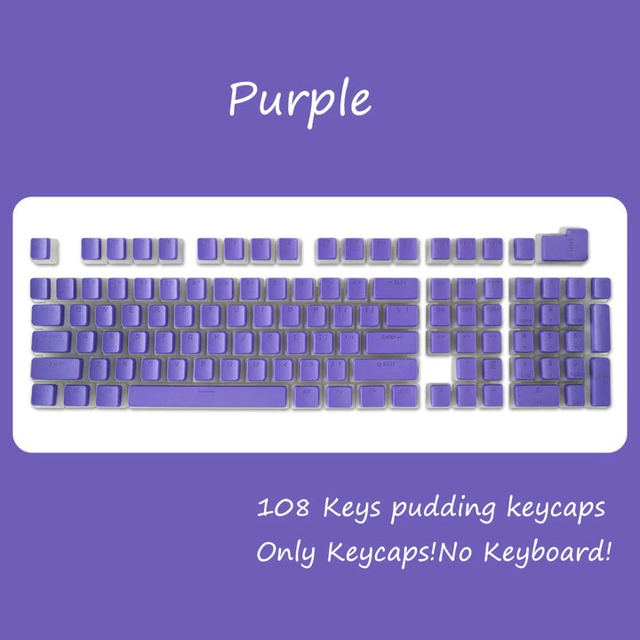 RGB Pudding Keycaps