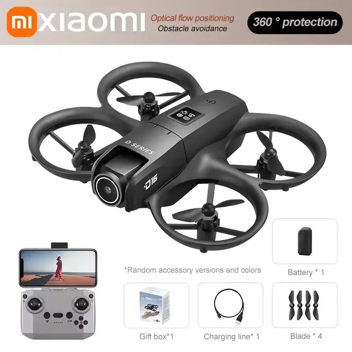Xiaomi D16 Professional Mini Drone – 8K Camera, GPS Tracking & Brushless Motor