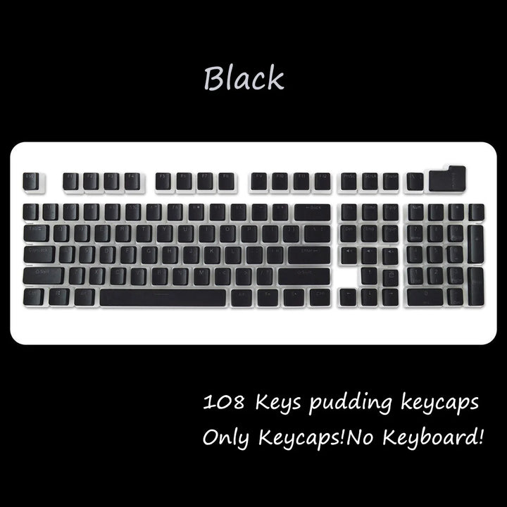 RGB Pudding Keycaps