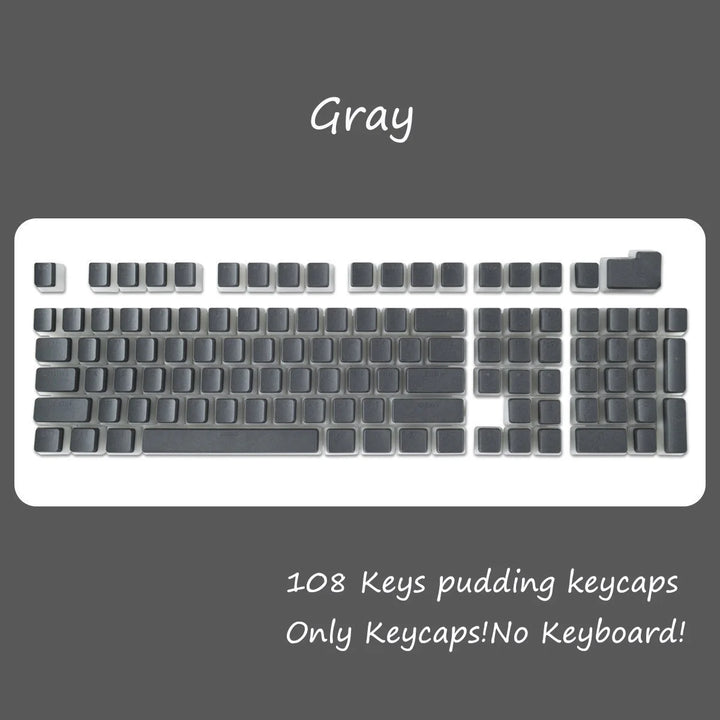 RGB Pudding Keycaps