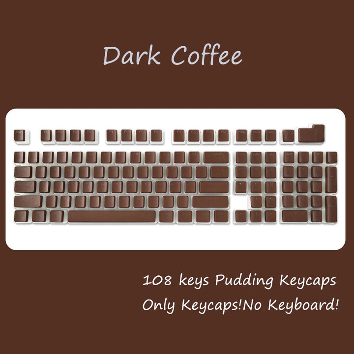 RGB Pudding Keycaps