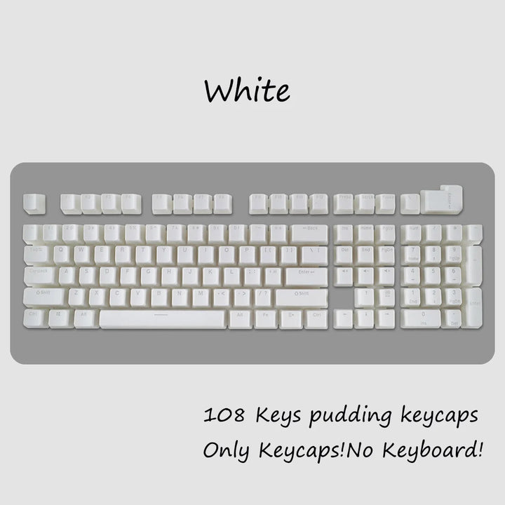 RGB Pudding Keycaps