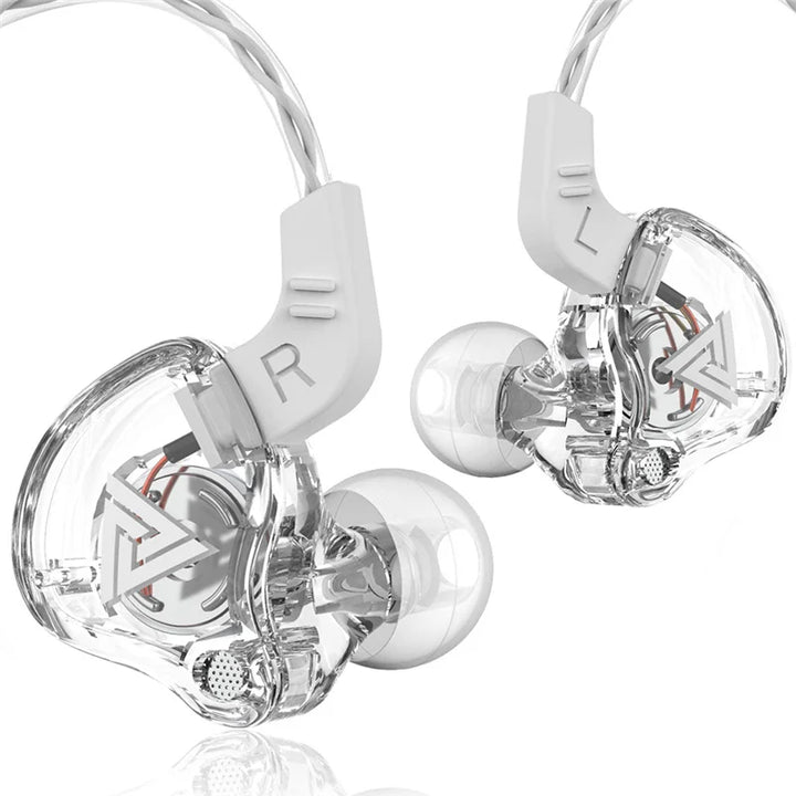 QKZ AK6 Sport Earphones with Powerful Bass – HiFi In-Ear 3.5mm with Microphone