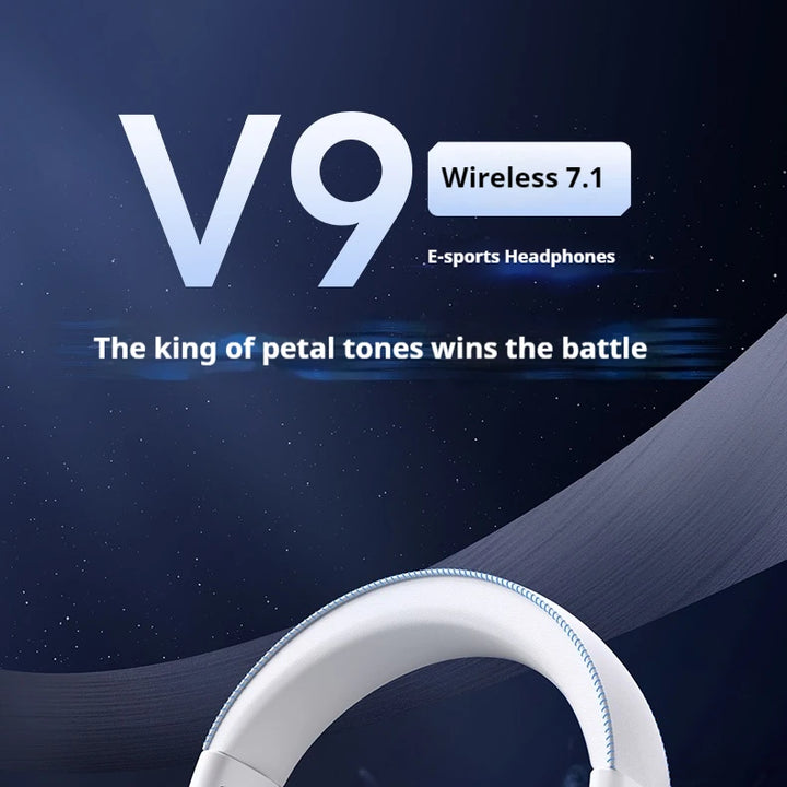 MCHOSE V9 pro Wireless Bluetooth Headset with Three Mode Microphone Noise Reduction Dynamic Sound Low Delay Office And Gaming