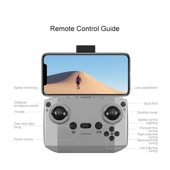 Xiaomi D16 Professional Mini Drone – 8K Camera, GPS Tracking & Brushless Motor
