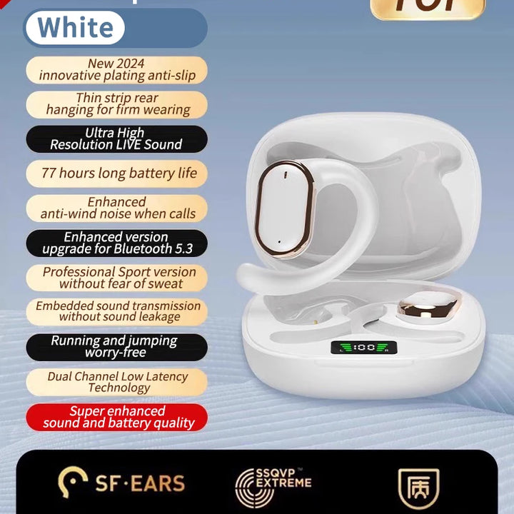 Sport Bluetooth Earphones – Wireless In-Ear Headphones for Running, Gym & Calls
