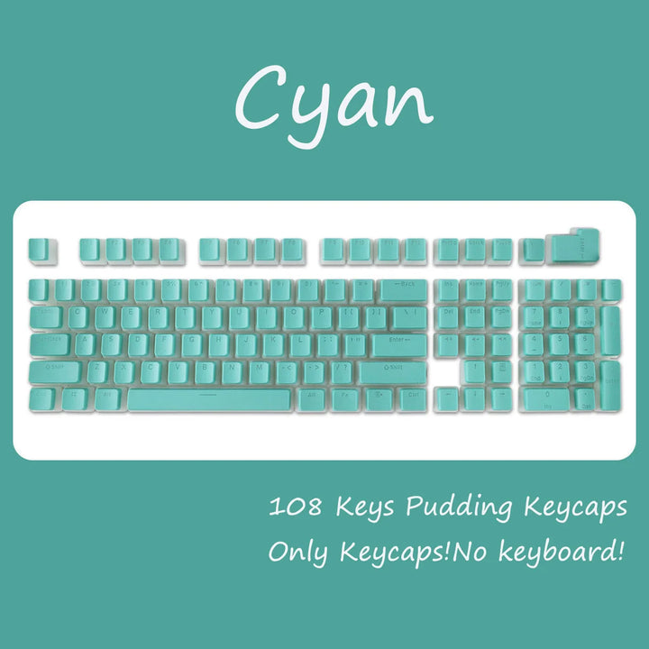 RGB Pudding Keycaps